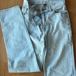 American Eagle Outfitters Women’s Light Blue Straight Jeans